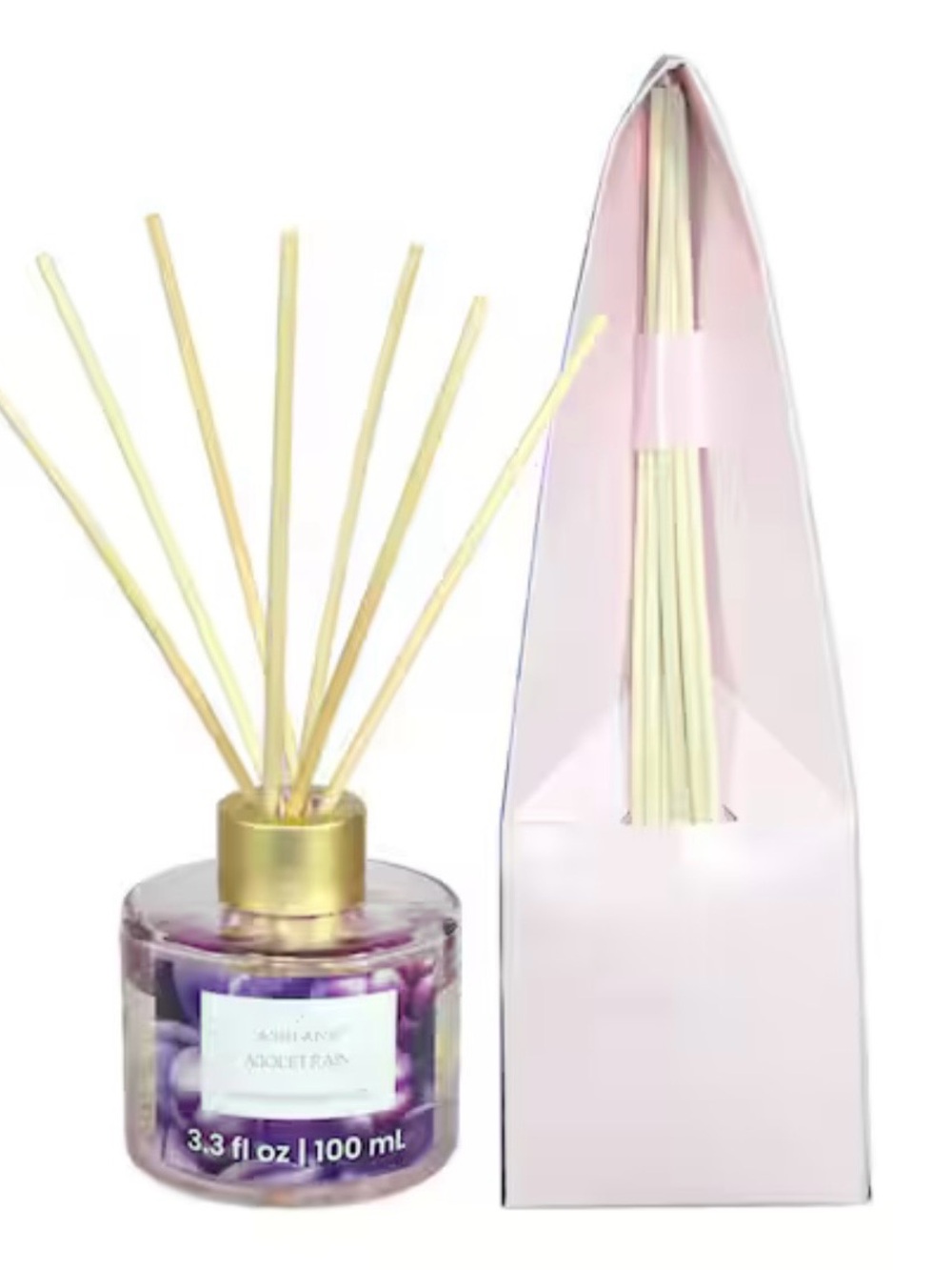 Violet Rain -Ashland Reed Diffuser with Gold Cap - Picture 3 of 6